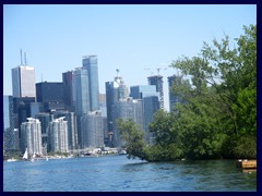 Harbourfront and Toronto Islands 074 - First Canadian Place (left) is still taller then Ice Condos (right)